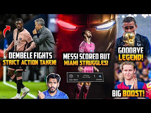 Dembele Major fight with Luis Enrique, De jong is Back, Messi x Marvel, Griezmann retires