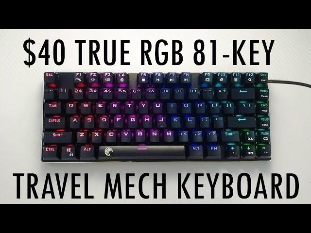 E-Element Z88 81-Key Mechanical Keyboard Review!