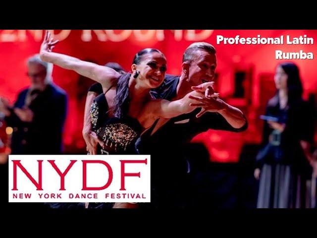 NYDF 2019 - Professional Latin - Rumba - Andrii Voloshko and Kateryna Kyrylenko