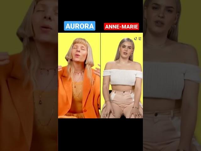 AURORA - RUNAWAY vs ANNE - MARIE No Autotune #shorts