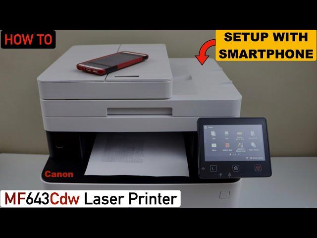 Canon ImageClass MF643Cdw Setup SmartPhone, Wireless printing & Scanning Review.