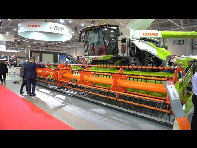 Смотрим как устроен современный немецкий комбайн CLAAS 