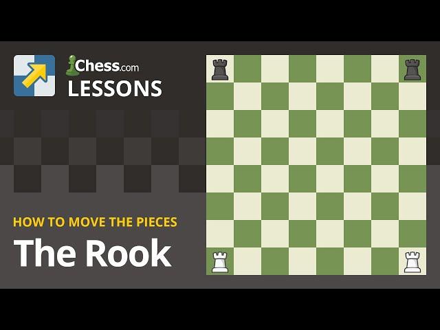 The Rook | How to Move the Chess Pieces #shorts