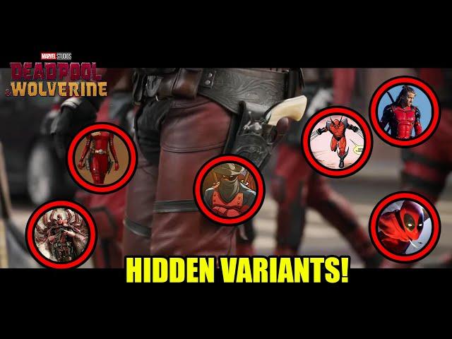 DEADPOOL and WOLVERINE FINAL TRAILER - ALL HIDDEN DEADPOOL VARIANTS Easter Egg Breakdown