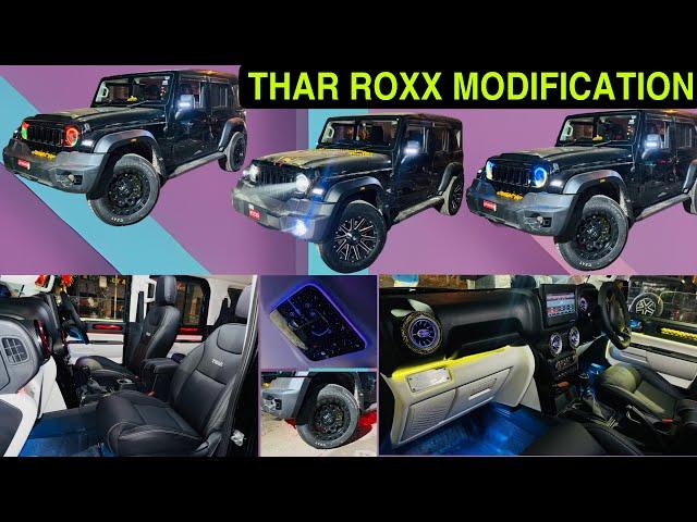 Modified Thar Roxx 2025 | Thar 2025 modification  Thar Roxx MX1 modification with Price  