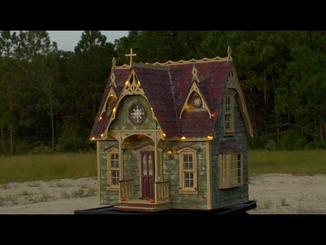 Haunted Dollhouse Makeover - Whimsically Spooky Orchid By Greenleaf