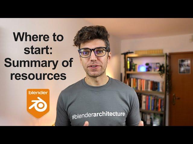 Where to start with Blender for Architectural Design Beginners & advanced users.