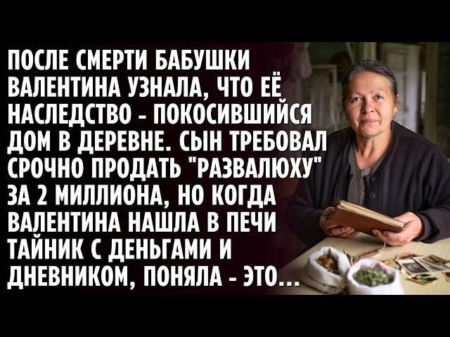 Валентина получила в наследство от бабушки старый дом с травами. Заглянув в печь, обомлела...
