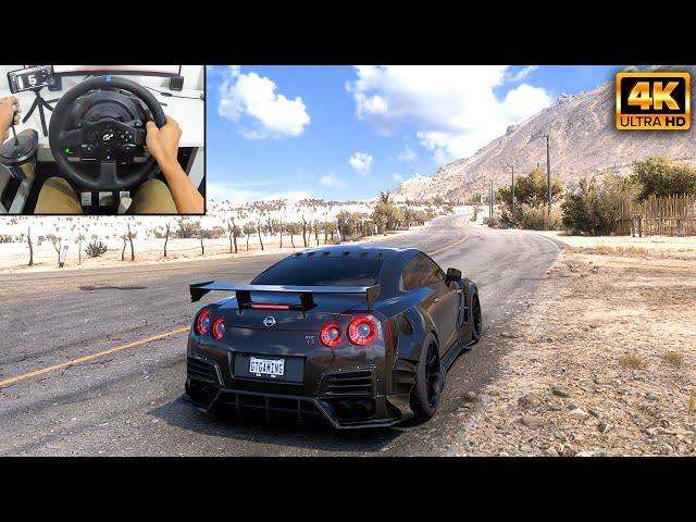 1000HP Nissan GTR NISMO | Forza Horizon 5 | Thrustmaster T300RS gameplay