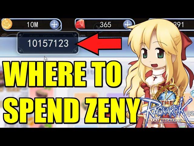 WHERE TO SPEND YOUR ZENY IN THE RAGNAROK - TOP 5 Things You Should Do with Your ZENY!