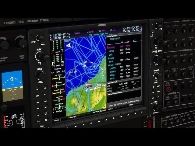 Beginners guide to programming airways and procedures into the G1000 in Microsoft Flight Simulator