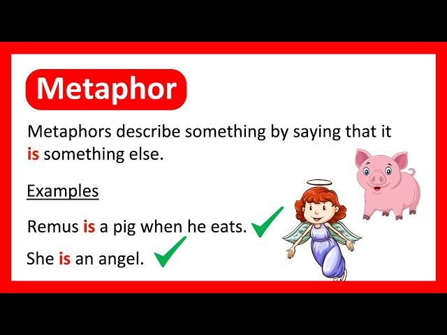 What is a METAPHOR?  Learn with Examples