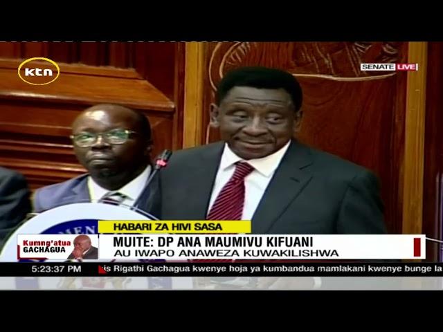 Gachagua impeachment: There is no evidence that the DP is sick - James Orengo