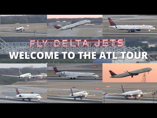 FLY DELTA JETS 2024: Hartsfield Jackson Atlanta International (ATL) Plane Spotting 4K