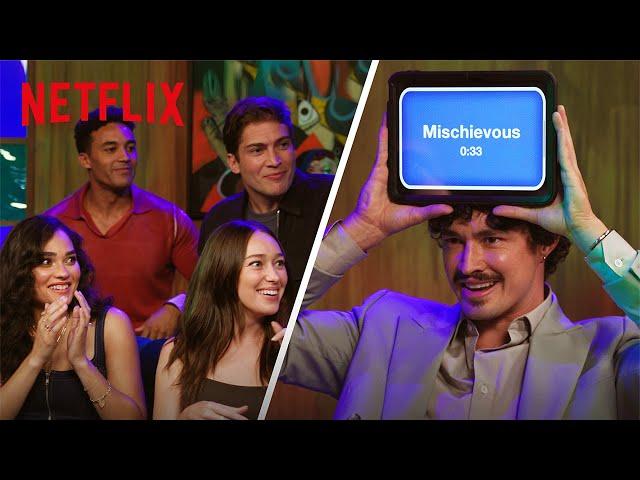 The Cast of IT'S WHAT'S INSIDE Plays Heads Up | Netflix