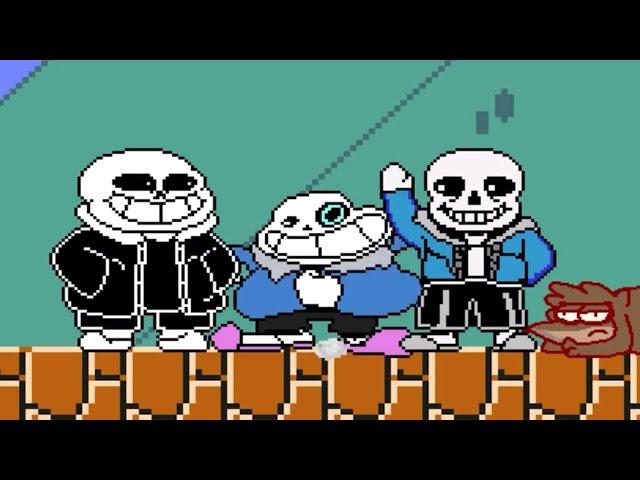 SANESS & UNDERPANTS SANS TEAM UP VS GOKU, SANS, PAPYRUS & OTHER MUGENS | FUNNY GAMING