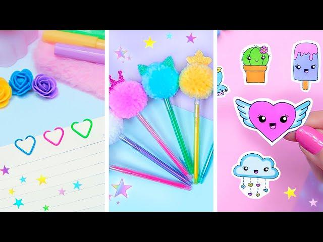 DIY Paper crafts / School hacks / How to make Stickers / Pen decoration ideas / School crafts