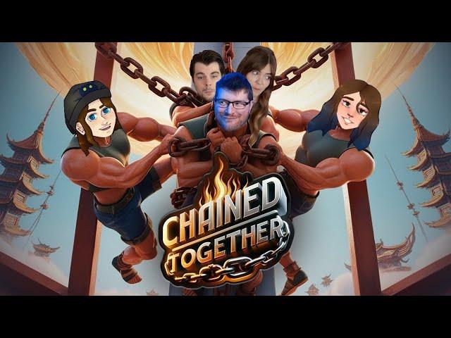 We played Chained Together with 5 People | Part 1| The beginning of Chaos