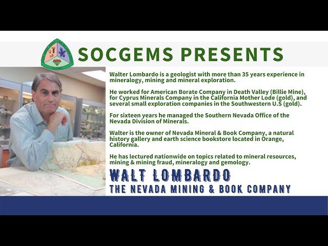 Walt Lombardo SOCGEMS June2020