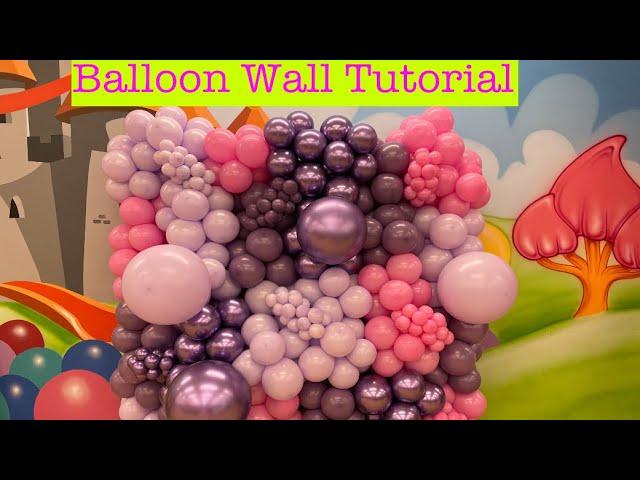 Princess Theme Balloon Wall Tutorial  | How to Transport | DIY