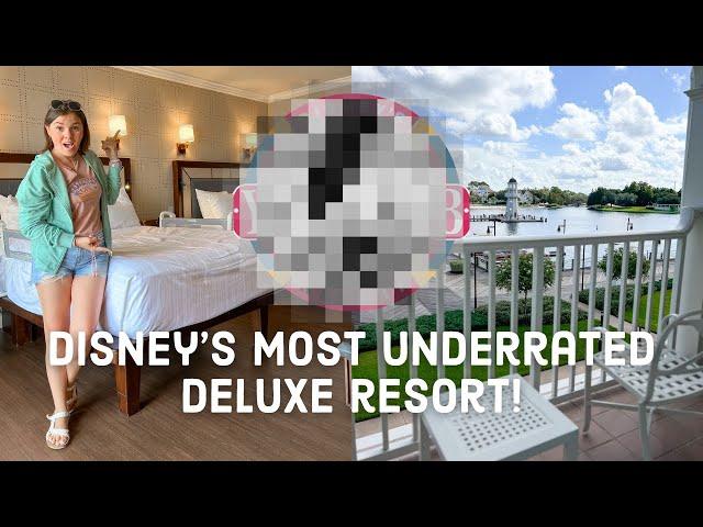 I Spent a Night at Disney World's BEST Kept Secret! | Disney Yacht Club Resort Room Tour