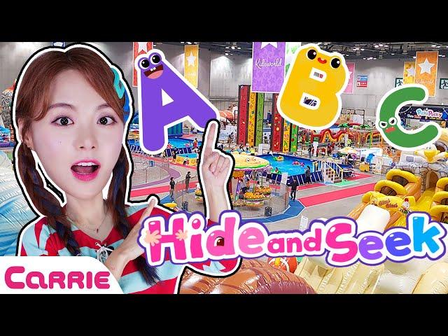 초대형 에어바운스에 숨어있는 알파벳 찾기 놀이  | 숨바꼭질 Hide and Seek