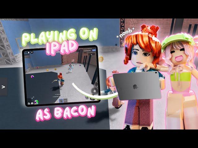 Playing MM2 on iPad for the FIRST TIME— AS A BACON