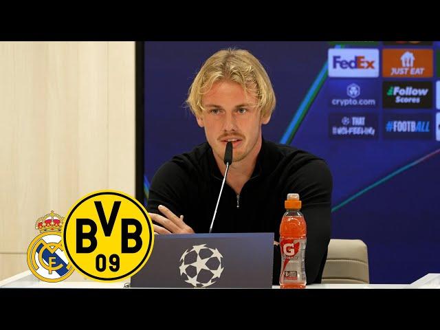 „Freue mich riesig auf morgen!“ | PK mit Brandt & Sahin | Real Madrid – BVB