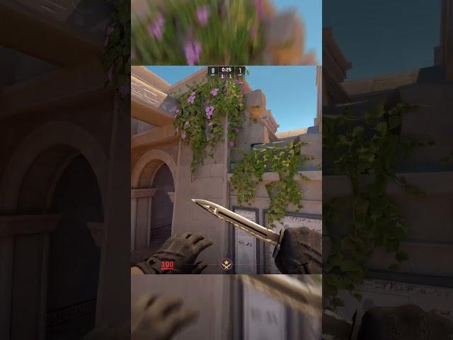 CS2 Anubis CT Spawn Stairs Smoke