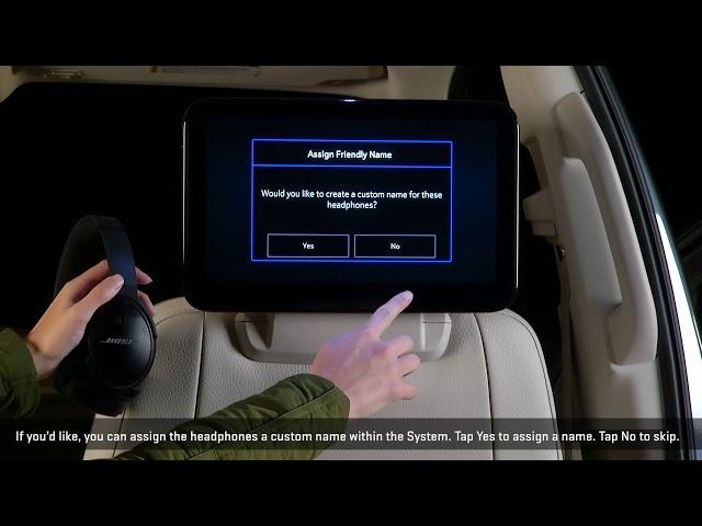 2021 Yukon Denali Rear Seat Media Tutorial for Bluetooth Headphones