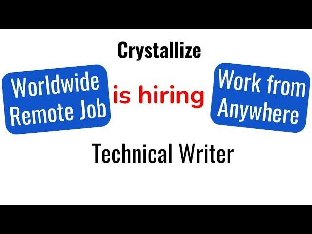 Technical Writer Remote Jobs | Technical Writing Jobs | Content Writing Jobs | Work from Home