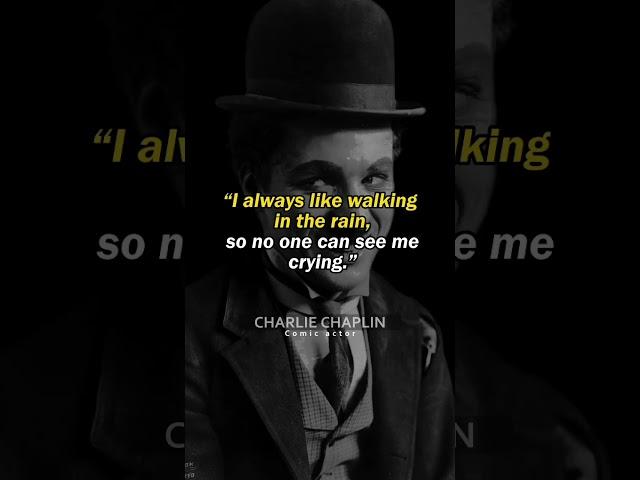 charlie Chaplin life quote #charliechaplin #lifequotes #sad  #quotes #inspirational