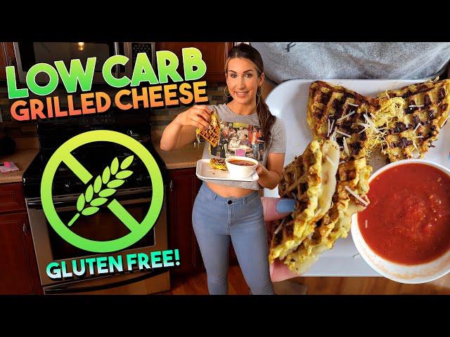 LOW CARB Grilled Cheese Made With What?!  GLUTEN FREE!