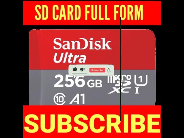 Sd Card ka Full Form #shorts #factsinhindi #factg