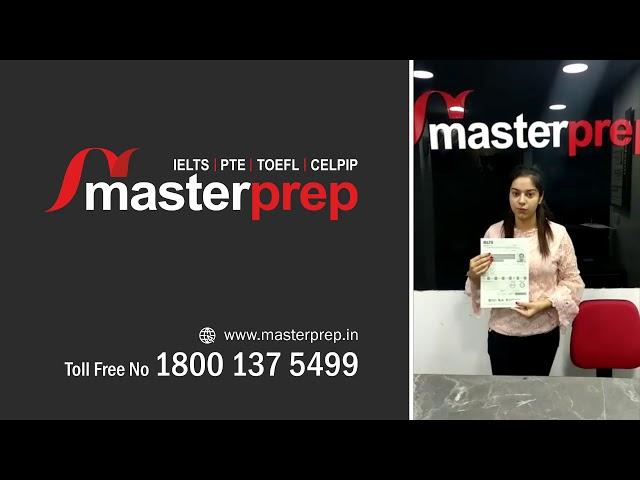 Masterprep Ludhiana - IELTS Testimonial of Loveleen Kaur