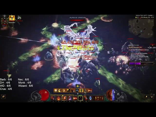 Diablo 3 S30 SSFHC | GR150 LoD Rapid Fire DH | Rank 1 WORLD