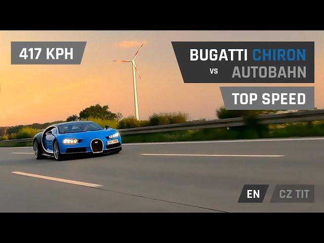 Bugatti Chiron vs Autobahn - Top Speed TEST