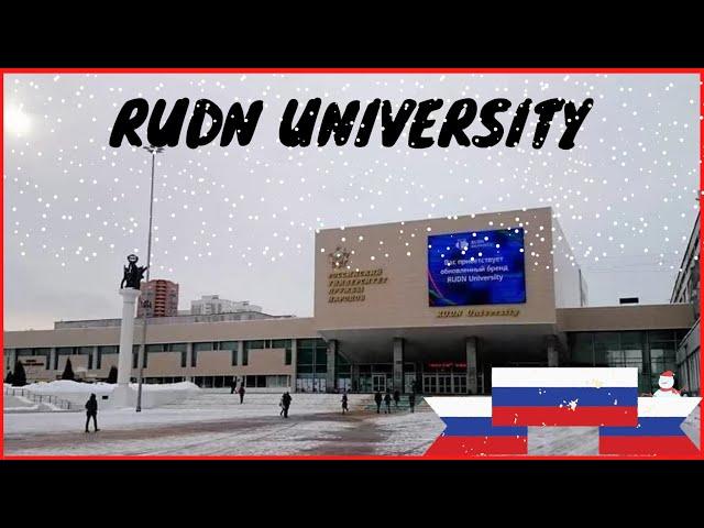 Tour Pelo Campus Universitario Na Rússia-Moscow [ Российский университет дружбы народов] Rudn Рудн