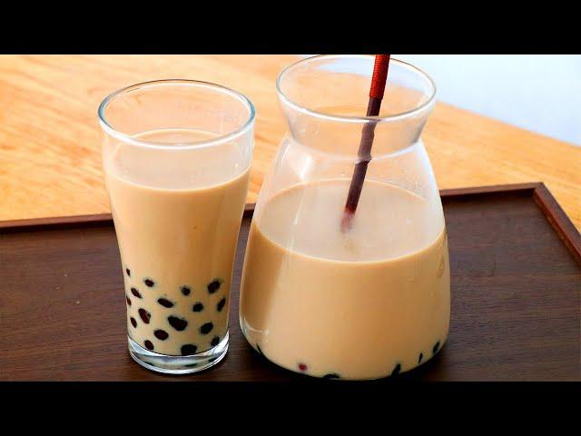 Homemade Bubble Milk Tea: It's as simple as making it at home, and it's as delicious as it is!