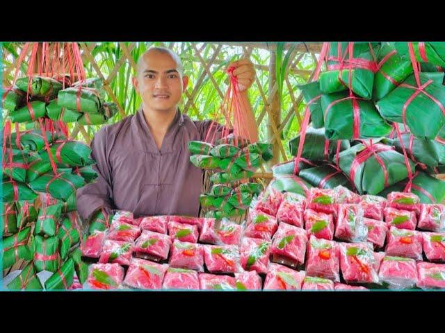 NEM CHUA CHAY Tại Chùa,Cách Làm Rất Dễ, Bếp Chay Thầy Lâm