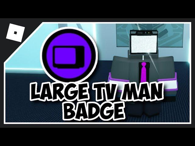 HOW TO GET LARGE TV MAN BADGE in NORMAL BATHTUB RP | LARGE TV MAN MORPH in NORMAL BATHTUB RP (GSTRP)