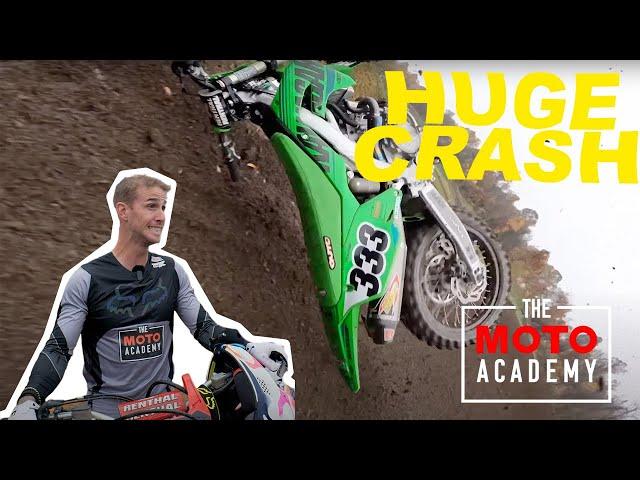 HUGE CRASH 100 ft Table Top MX FAIL! - Private Lesson