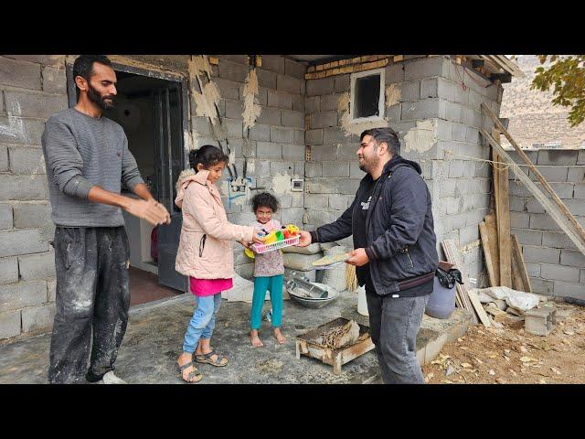 Hope, buying toys for the children, cementing a beautiful and excellent toilet