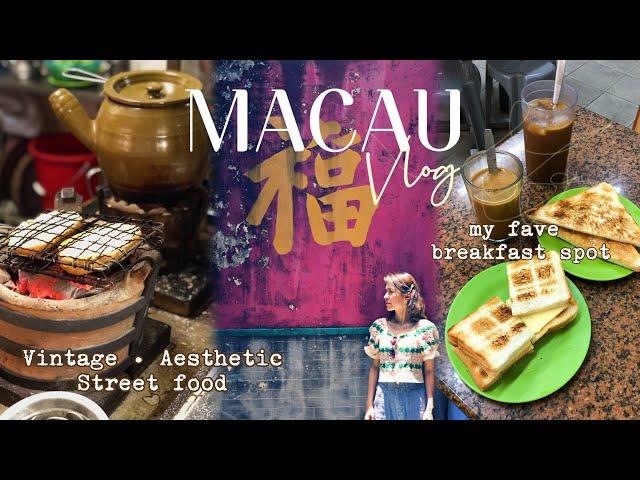 MACAU: Vintage and hidden spots! Local cafes - Street Food - Did u know these places?