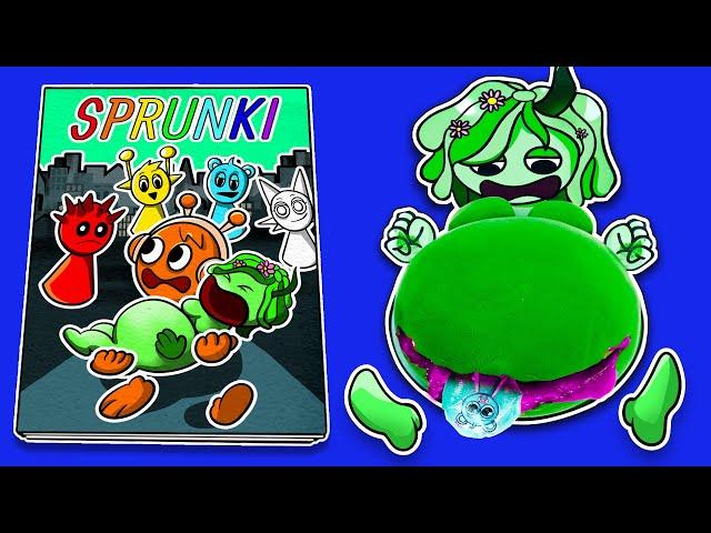 Making INCREDIBOX SPRUNKI Game Book  ( Vineria Pregnant Squishy Surgery) DIY 소닉 테이프