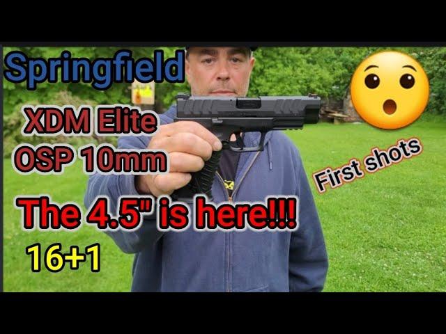 XDM Elite 4.5" OSP 10mm. All New for 2022! Unboxing and First Shots....