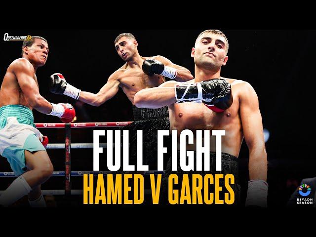 Aadam Hamed vs Santiago Garces FULL FIGHT | Prince Naseem Hamed Proudly Sees His Son Win 