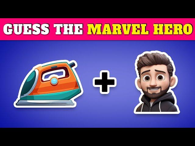 Guess The Marvel Character by Emoji ?‍️‍️ Quiz Rainbow