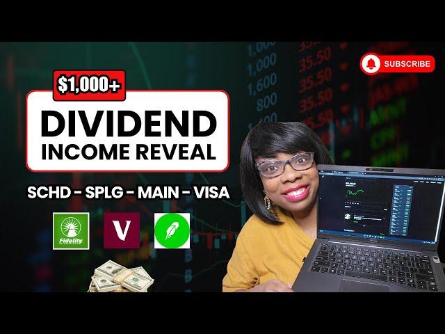 I Made $1,100 From Dividend Stocks Last Month (SCHD, SPLG & More)