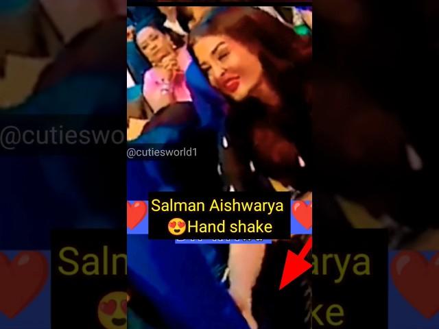 Salman  ️ Aishwarya  Hand shakefirst time after  || #shorts #viral #salmankhan